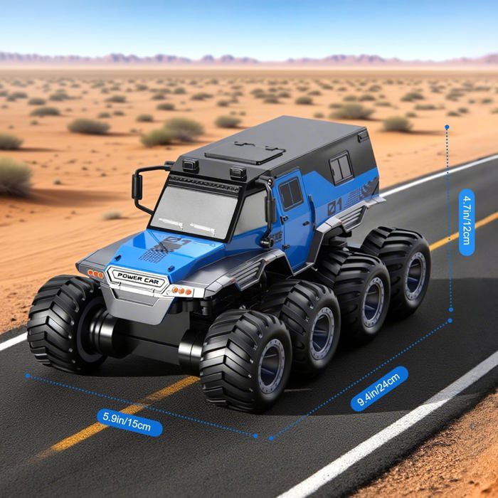 Voiture radio commandée 4X4 Rc Crawler étanche Rc à grande vitesse pour enfants adultes - argent