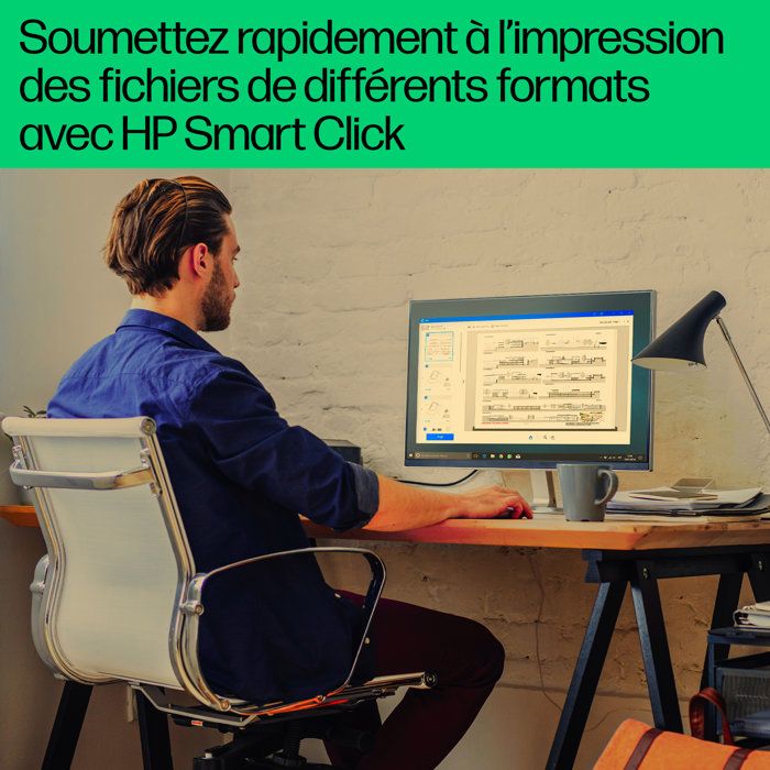 Imprimante HP OfficeJet Pro 9720e - Multifonction Jet D'encre Couleur Avec Instant Ink