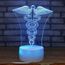 Homme Figure Mod/élisation 3D Lampe De Table B/éb/é Sommeil /Éclairage LED Nuit Lumi/ère Chevet Usb Enfants Chambre D/écor De No/ël Cadeaux