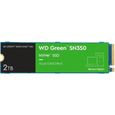 WESTERN DIGITAL - Green SN350 - Disque SSD Interne - 2 To - M.2 - WDS200T3G0C-0