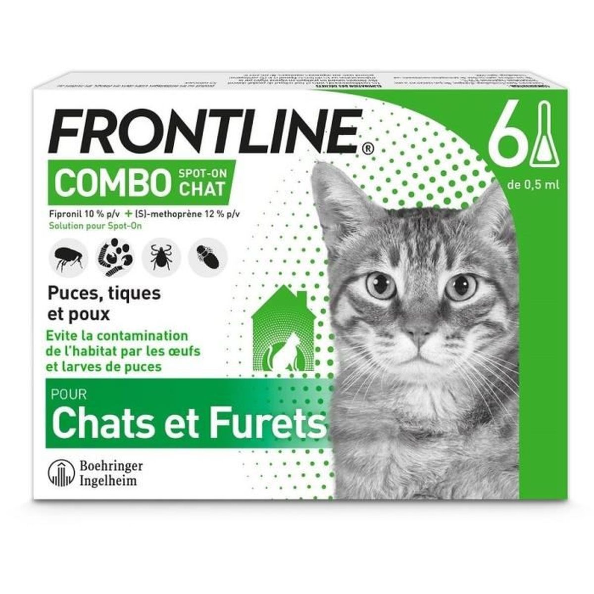 Frontline Combo Chat Anti Puces Et Anti Tiques Pour Chat 6 Pipettes Cdiscount Animalerie Frontline Combo Chat Anti Puces Et Anti Tiques Pour Chat 6 Pipettes Cdiscount Animalerie