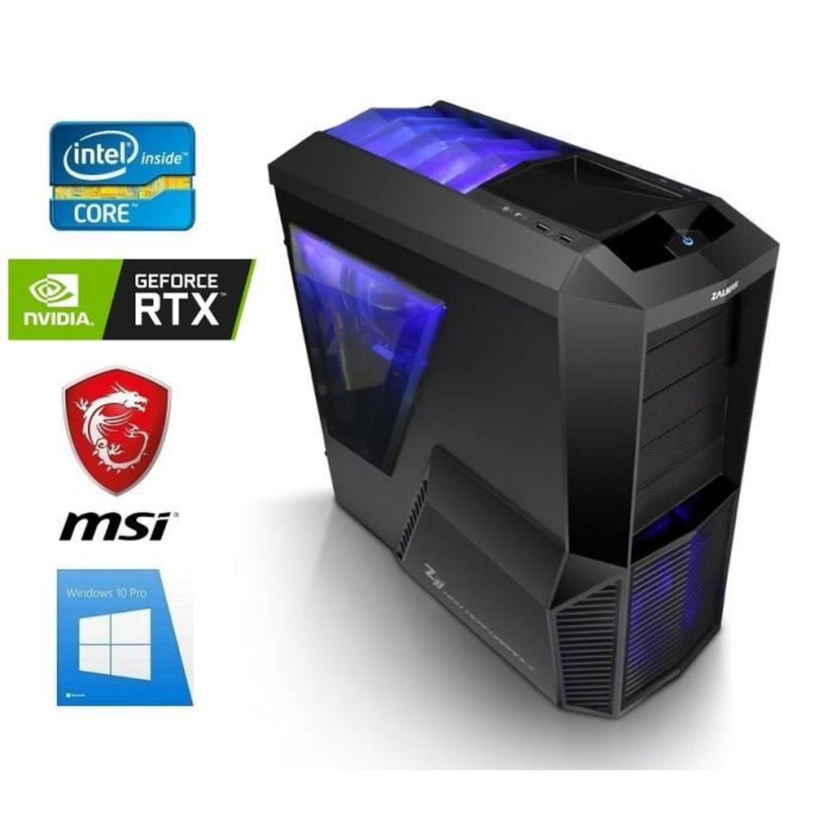 PC Gamer I7-9700K + Watercooling - GeForce RTX