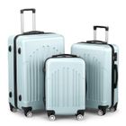 ALIGHTUP - Set de Valises, Lot de 3 valises, Ensemble de bagages, ABS+PC, 55-65-75cm - Vert menthe