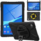 BONAEVER Étui Coque pour Lenovo Tab M10 HD (2e génération ) 2020 10.1 Pouce 2020 TB-X306F/TB-X306X avec Support 360 Degrés Bandoulière - Noir