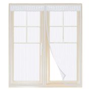 Moustiquaire de fenêtre en PVC L80 x H100 cm - Recoupable en largeur et  hauteur - Cdiscount Maison