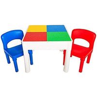 PlayBuild Ensemble de table de jeu 4 en 1 pour enfants   Ensemble de table et de chaise pour enfants, pour activités en intérieur