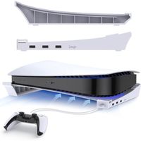 Support Horizontal Compatible avec PS5 Disc & Digital Edition,avec Port USB Étendu,Support de Base pour PS5