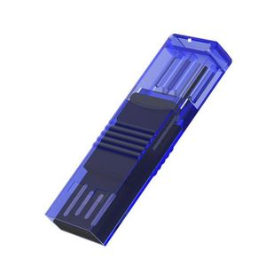 LECTEUR DE CARTE EXT. Bleu-MINI lecteur de carte SD USB 2.0 et Type C ve