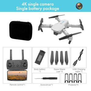 DRONE Simple Gris 1B Paquet de 15-Drone E88 Pro avec cam
