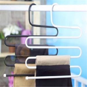 Bronze Triamisu Pantalons Magiques Multicouches antid/érapants Cintre Pantalon Multifonction Placard Porte-Ceinture Rack S-Type 5 Couches /Économie despace