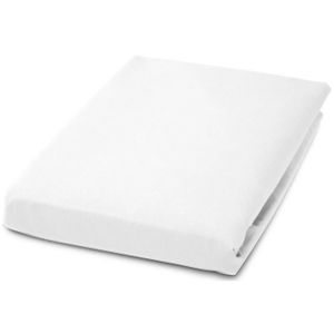Drap plat Satin de coton 200 fils - Juste Le Blanc