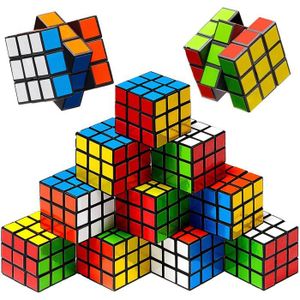 PUZZLE Lot de 12 mini cubes magiques - Magic Cube - Speed