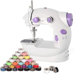 Rideau Outil de Point Rapide Manuelle pour V/êtement Blanc Main Couture Portative LIUMY-Mini Machine /à Coudre Portable Main Couture /électrique Garment m/énage
