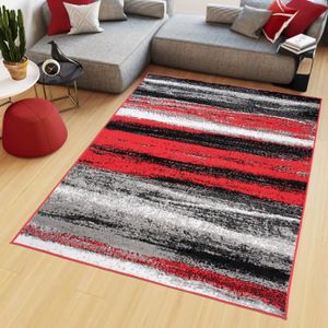 Tapis Rouge Gris Blanc Achat Vente Pas Cher