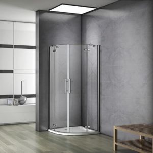 1 Homyl Charni/ère des Portes De Douche en Verre Tremp/é 90 Degr/é