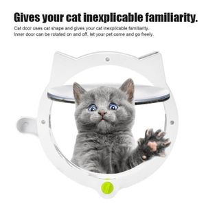 Chatiere Pour Moustiquaire De Porte Ou Baie Vitree Avec Verrouillage Par Loquet Cdiscount Animalerie