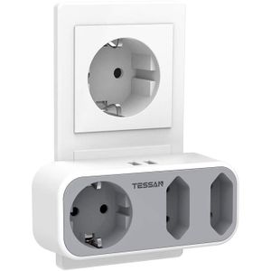 Chargeur USB Multiprises avec 1 Sortie AC Prise Murale Electrique Compatible avec iPhone//iPad LENCENT Prise USB Secteur Multiple 1 USB C et 3 Ports USB Id/éal pour Chambre Bureau Domicile