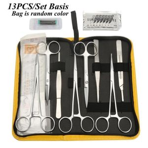 Kit de pratique de suture pour les étudiants en médecine | Comprend un kit  d'outils complet avec un livre médical de formation | Tampon en