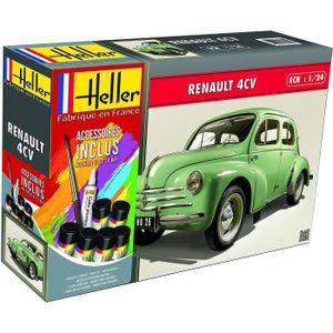 VOITURE À CONSTRUIRE Maquette Renault 4CV - Heller - Kit de modélisme -