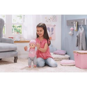 14/" poupées vêtements Rose//Lilas Polaire onezie pour 14/" First Baby Annabell Doll