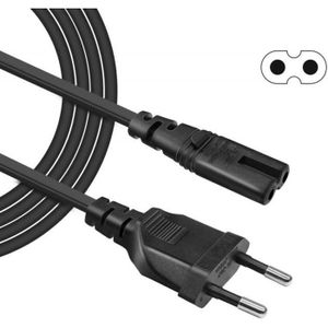 Câble alimentation KOMELEC Câble électrique secteur 5m noir