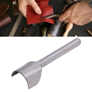 Perforatrice - Poinçon JIN-Poinçon de coupe demi-rond en forme d'arc de bricolage d'extrémité de ceinture manuel du cuir (35 mm)