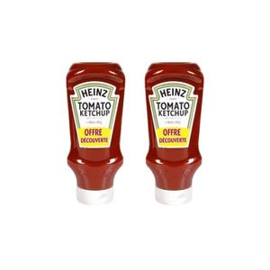 KETCHUP MOUTARDE [ Lot de 2] Ketchup flacon souple Heinz - 910g