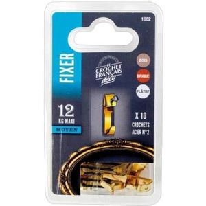 Durci Photo PINS 22 mm Laiton Ongles Punaises Crochets Cadres Toile Tête de broche