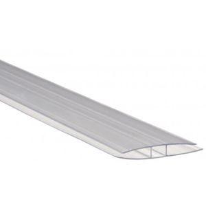 ACCESSOIRE TOITURE Profil polycarbonate de jonction - L: 200 cm - E: 10 mm -