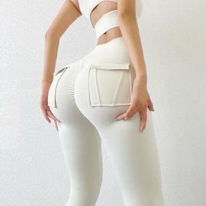 PANTALON DE SPORT Pantalon de sport,Leggings de yoga taille haute avec poche pour femme,pantalon de sport fitness,sexy,sensation nue- Lvory[F6806]