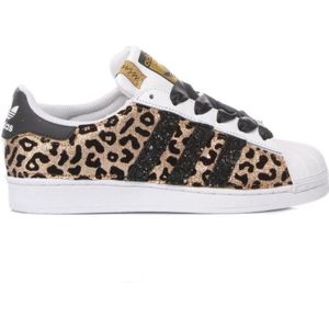 basket adidas femme noir et doré