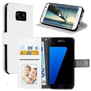 5.7 Pouce Qiaogle Téléphone Coque - SD05 / Violet Lucky Clover PU Cuir Rabat Wallet Housse Case pour Samsung Galaxy S6 Edge+ / S6 Edge Plus 