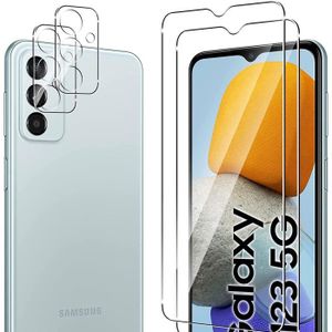 FILM PROTECT. TÉLÉPHONE 2 Pièces Verre Trempé Pour Samsung Galaxy M23 5G +