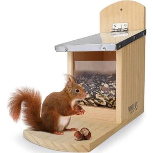 vidaXL Maison pour écureuils Bois de sapin massif 26x25x29 cm
