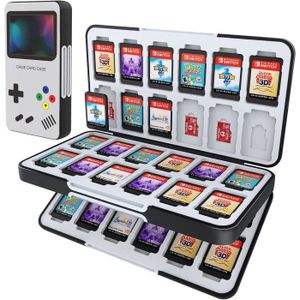 Étui pour Cartes de Jeux Nintendo Switch - Portable et Mince, Boitier de  Protection pour 24 Jeux Nintendo Switch, Boîte de Rangement - Cdiscount  Maison