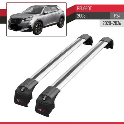 Protecteurs De Seuils De Portes En Inox Pour Peugeot 2008 (2014-2021) - Kit 4 Pièces Anti-rayures Et étanches - 9