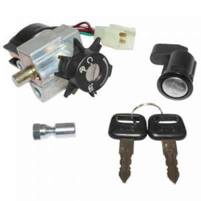 Kit Serrure P2R Motorisé Pour Scooter Piaggio 50 Fly Avant 2020 - Neiman, Contacteur, Barillets Et Clés - 3