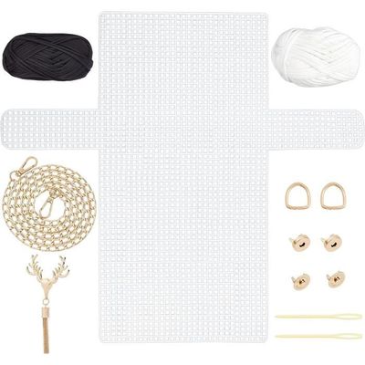 CHGCRAFT 1 Set DIY Tricot Crochet Sacs Kit Sacs A La Main Kits De Tricot Maille Plastique Toile Feuilles Sac A Main Fabrication 178 Cdiscount Beaux Arts et Loisirs creatifs