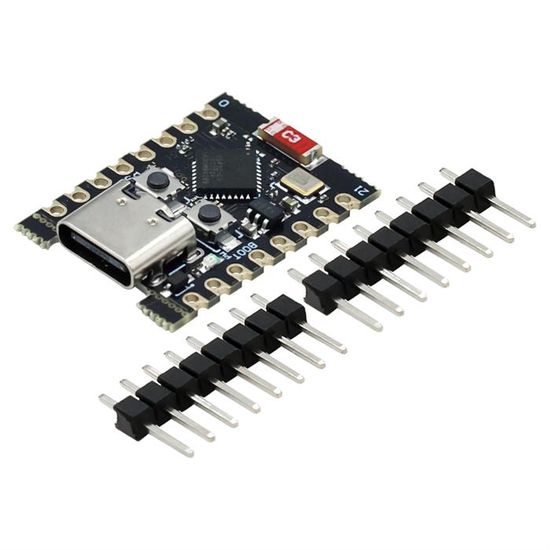 Carte Développement ESP32-C3 Mini - Support WiFi Et Bluetooth, Processeur RISC-V 160 MHz - Compatible Arduino, MicroPython
