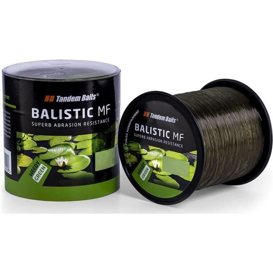 Tandem Baits Balistic MF Fil De Pêche Carpe Ultra Résistant 450-1200m - Marron Foncé