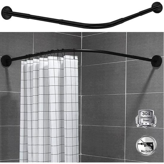 Barre De Douche Angle Sans Percer