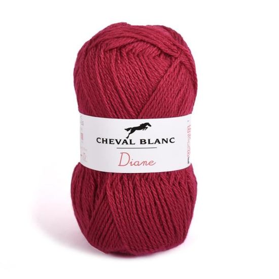 Laines Cheval Blanc - LEA Fil à Tricoter 50g - 100% Polyester