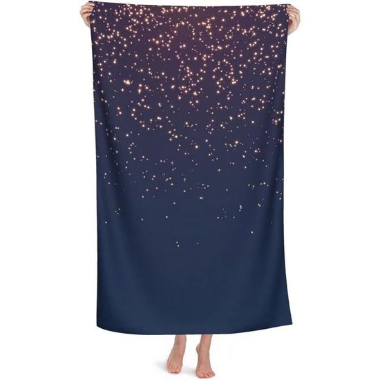 Serviette de plage Nice bleu marine main image 1