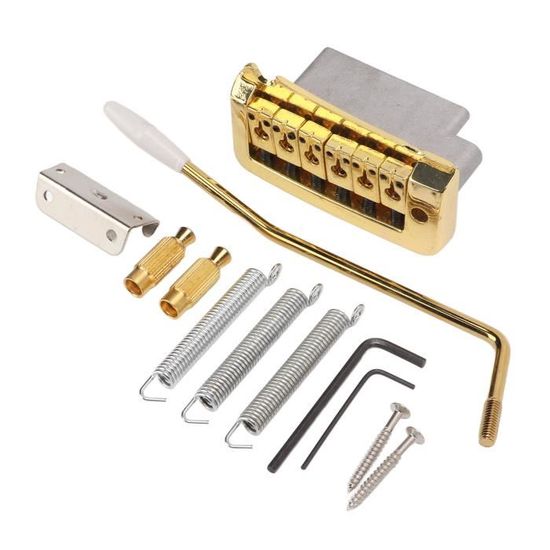 Cordier De Guitare électrique 6 Cordes - Alliage Zinc - Pour Guitare Archtop - Améliore Sustain Et Sonorité