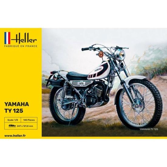 Maquette Moto Yamaha Ty 125 - HELLER