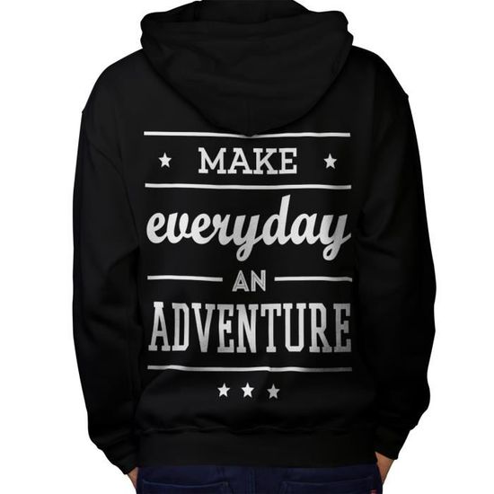 Sweat à Capuche Humour Noir 'Fat People Are Hard To Kidnap' - 100% Coton, Coupe Regular, Couleur Noir - Marque TeeTreeDesigns, Neuf Avec Étiquettes