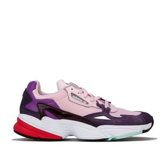 Adidas falcon femme hotsell blanche et rose