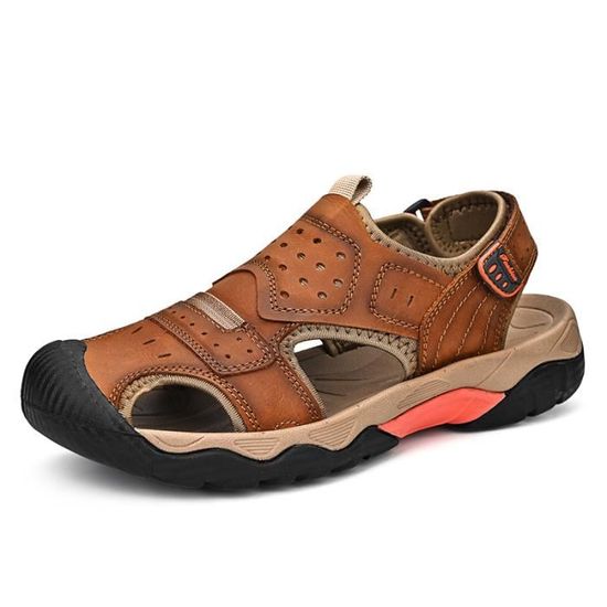 Sandales hommes velcro store