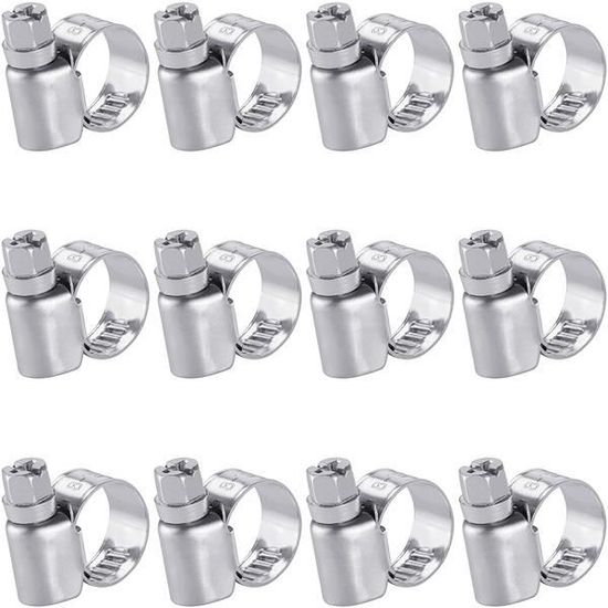Colliers De Serrage Aluminium Pour Panneaux Solaires - Kit De 14 Avec Vis Inox - Pour Installation Photovoltaïque Sur Toiture - 10
