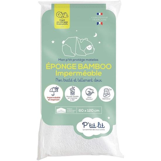 Protège Matelas Bébé 60x120cm Imperméable Twinzen - Coton Respirant, 4 Élastiques, Certifié Oeko-TEX